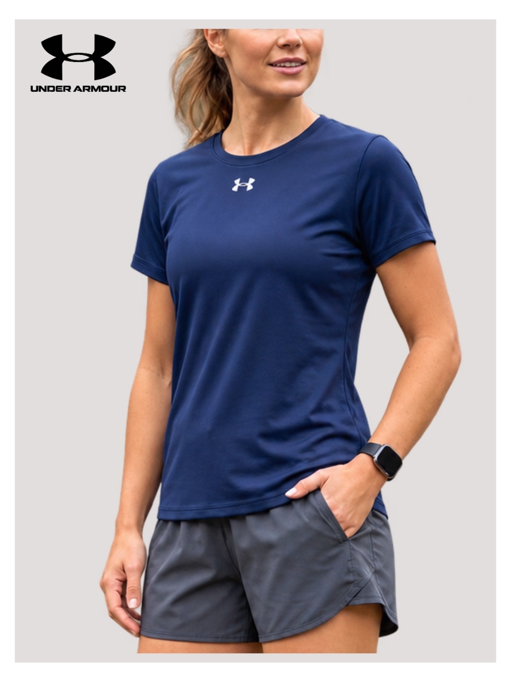 Shirt • Good
Under Armour • Women's Locker 2.0 Shirt Midnight Navy (Size XL)